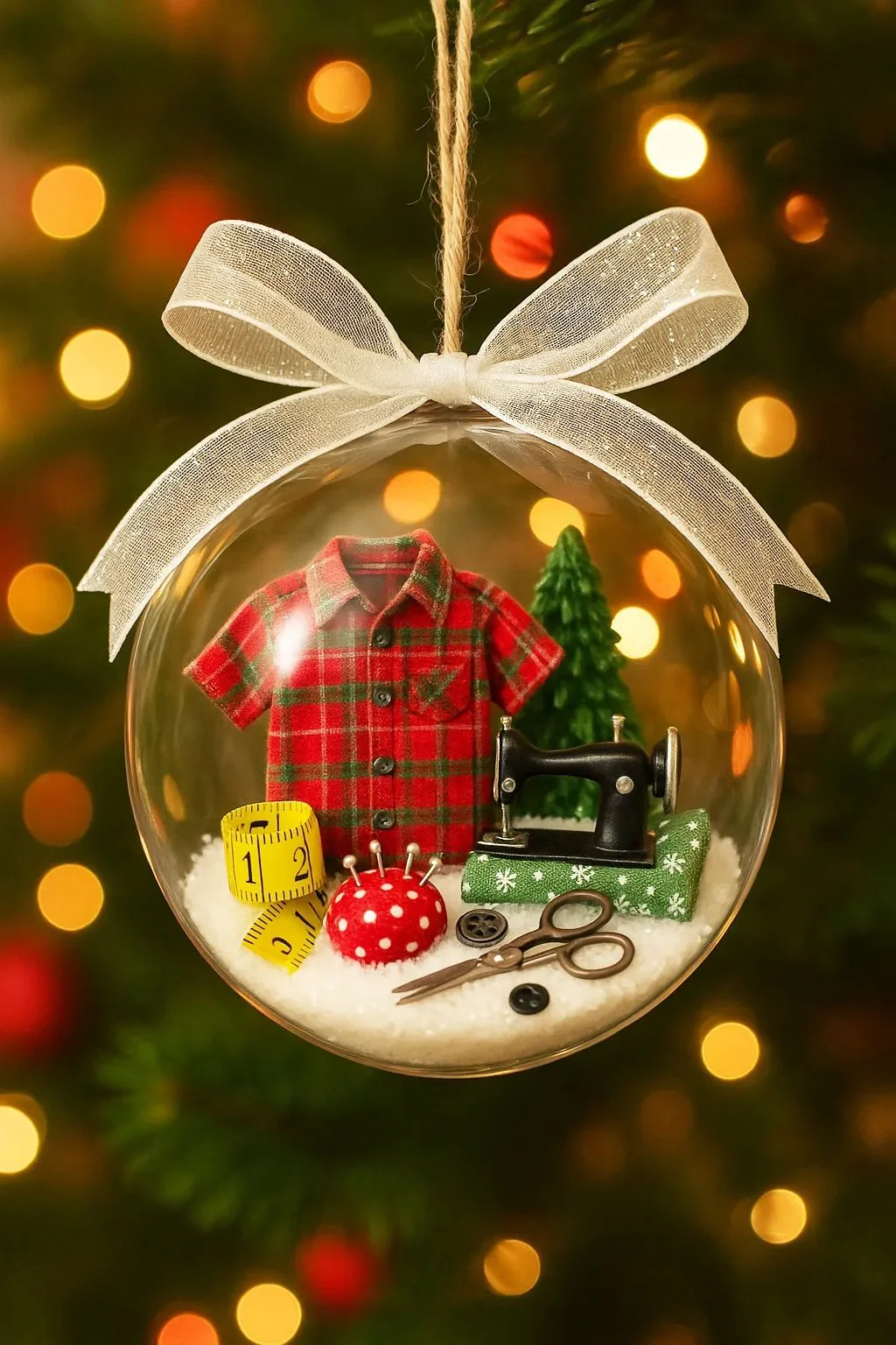 🔥Early Chrismas sale 49% off🔥🎄Holiday Sewing Snow Globe Ornament🎄 - Image 3