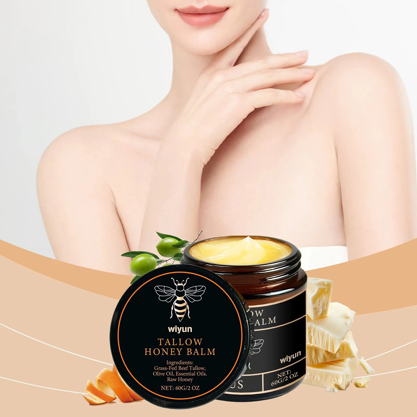 š„LAST DAY- BUY 2 GET 1 FREEš„Organic Grass Fed Beef Tallow Balm