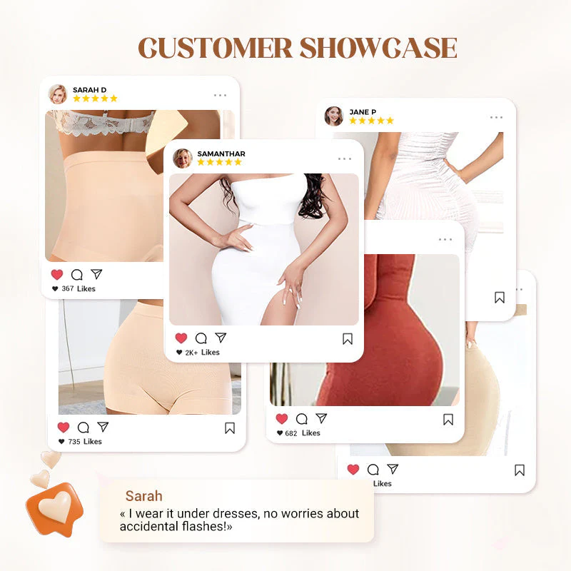 🔥Buy 1 Get 1 Free🔥Women's High-Waisted Ice Silk Tummy Control and Butt Lift Underwear - Image 8
