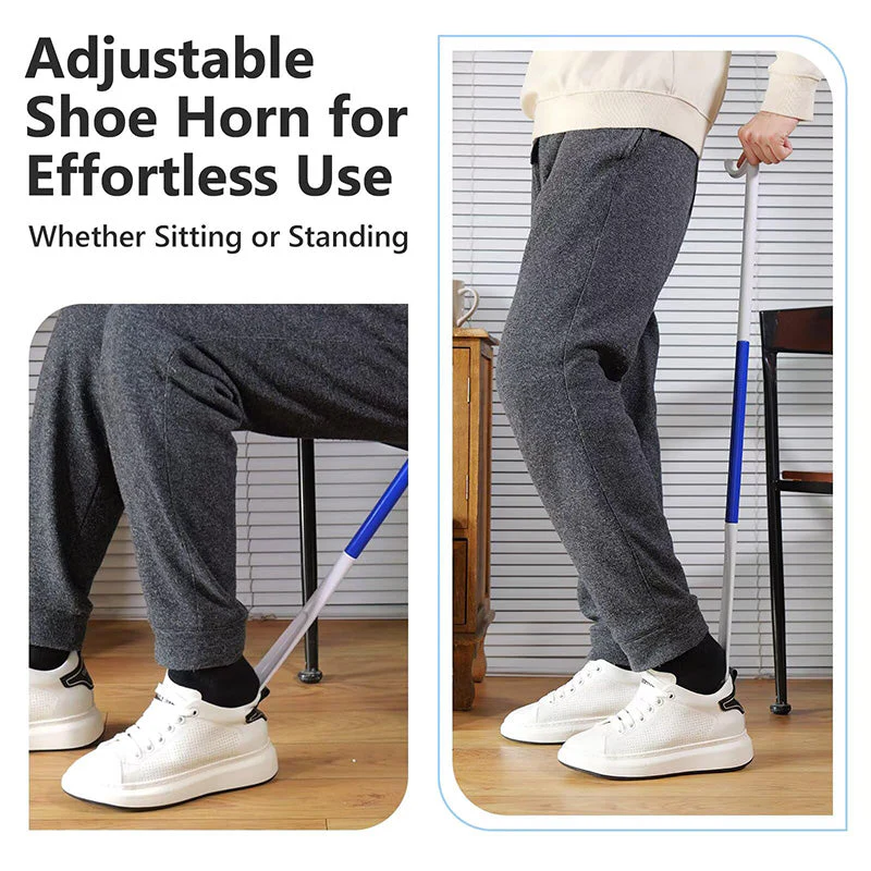 Adjustable Long Shoe Horn with Sock Remover for Seniors - Image 8