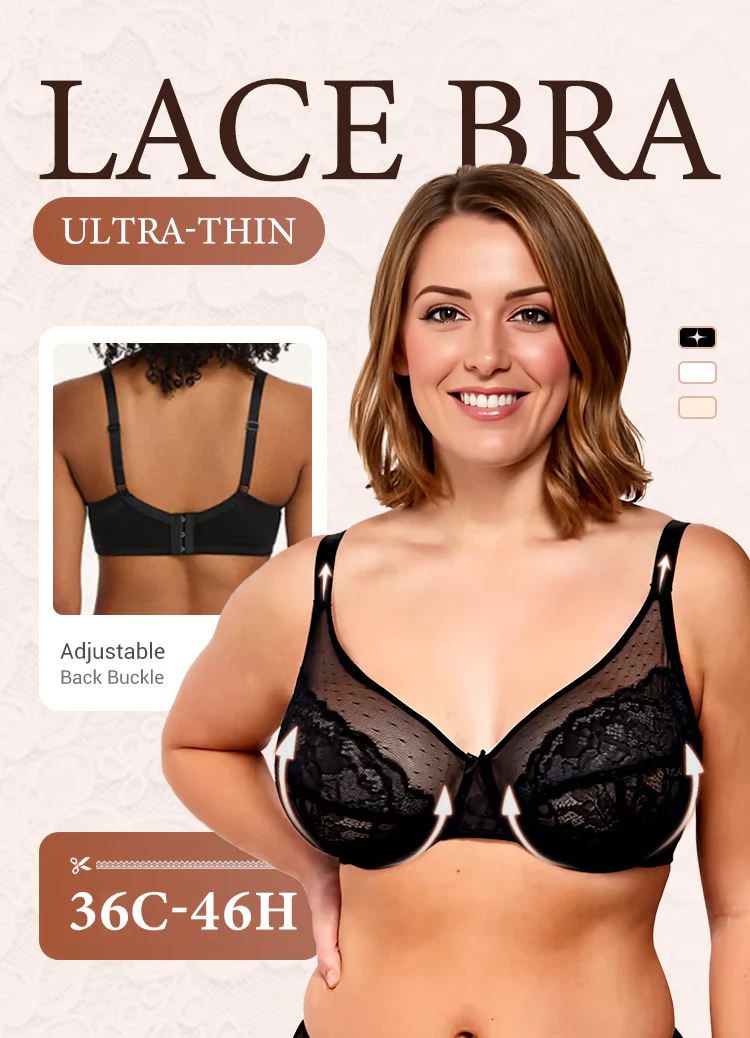 💖LAST DAY 50% OFF💖Plus Size Ultra-Comfort Breathable Full Coverage Lace Bra💐FREE SHIPPING TODAY ✈ - Image 14