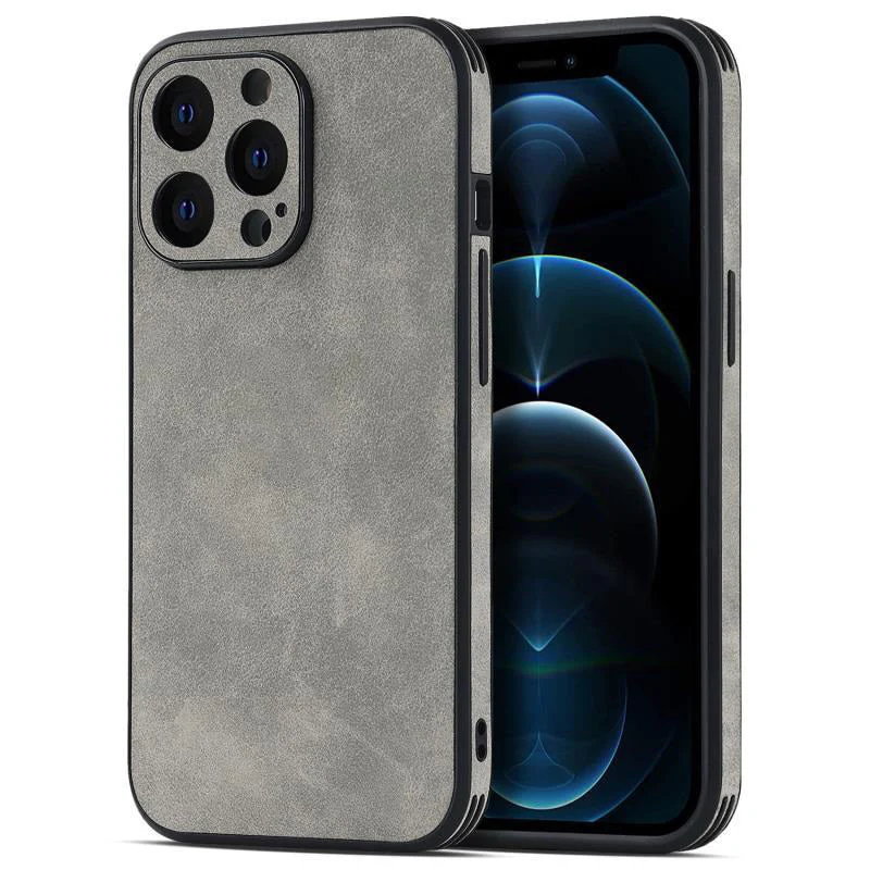 Capacul carcasei cu piele de miel cu patru pachete pentru iPhone - Image 10