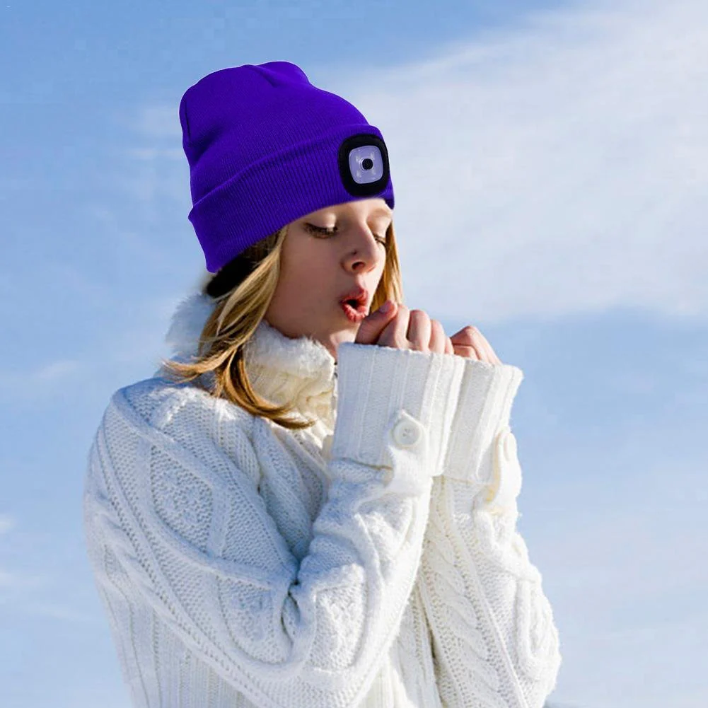 🎅CHRISTMAS GIFT 49% OFF-🎁LED Knitted Winter Beanie Hat - Image 10