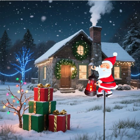 ⏰LAST DAY SPECIAL PRICE: £11.99!!🎄50K+ SOLD! 🎁✨Christmas Solar Kettle Light & Lantern Garden Decor Collection🎅 - Image 2