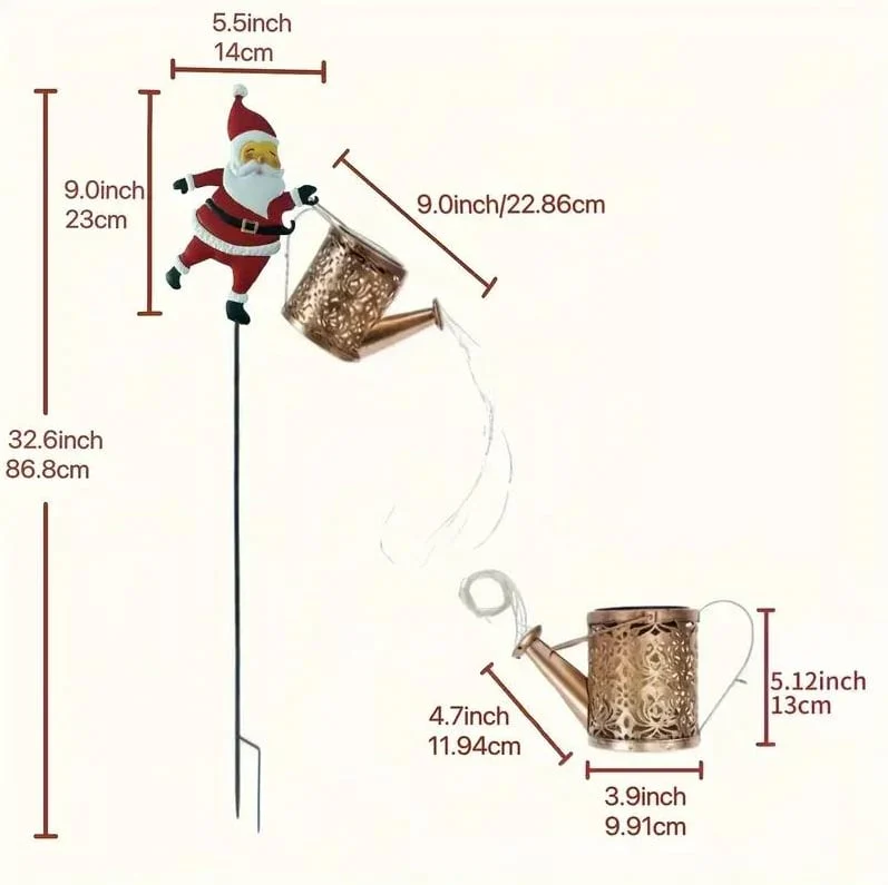 ⏰LAST DAY SPECIAL PRICE: £11.99!!🎄50K+ SOLD! 🎁✨Christmas Solar Kettle Light & Lantern Garden Decor Collection🎅 - Image 7