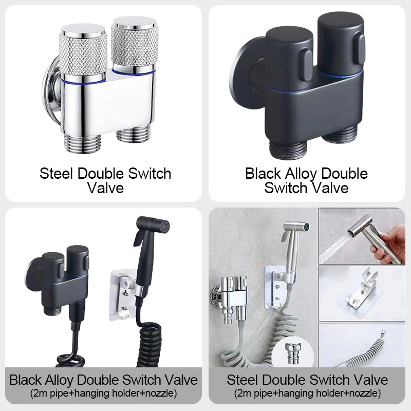 1/2" Double Switch Outlet Angle Valve - Image 8