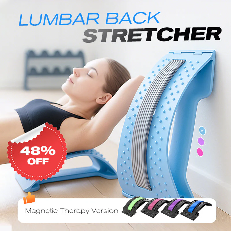 ⏰FLASH SALE 48% OFF🔥Magnetic Therapy Acupuncture Massage Lumbar Back Stretcher