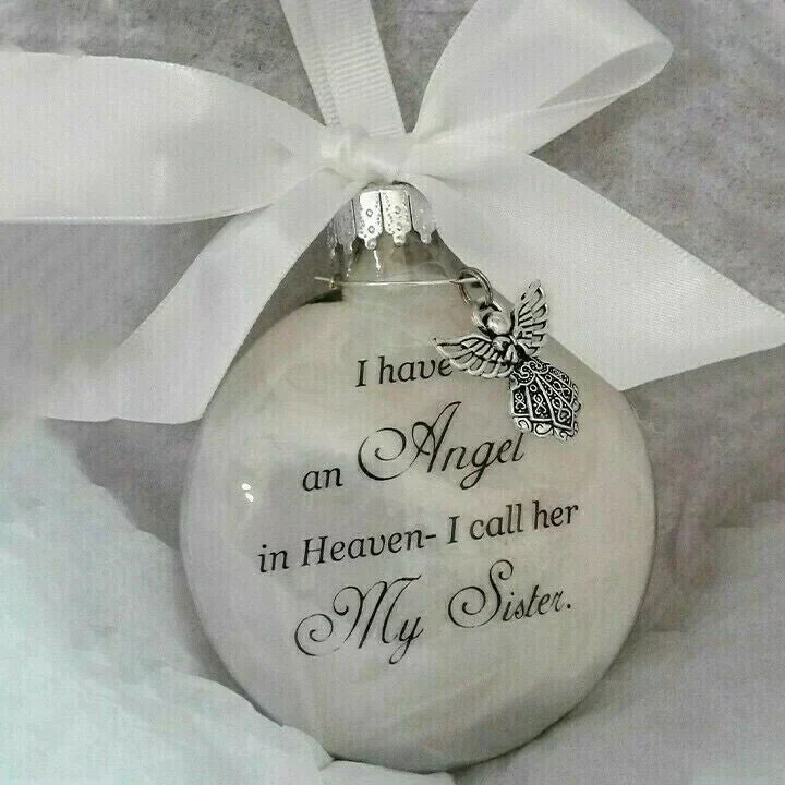 🎅LAST DAY BUY 2 GET 1 FREE!🎁 Christmas Ornaments Feather Ball👼Angel In Heaven Memorial Ornament - Image 12