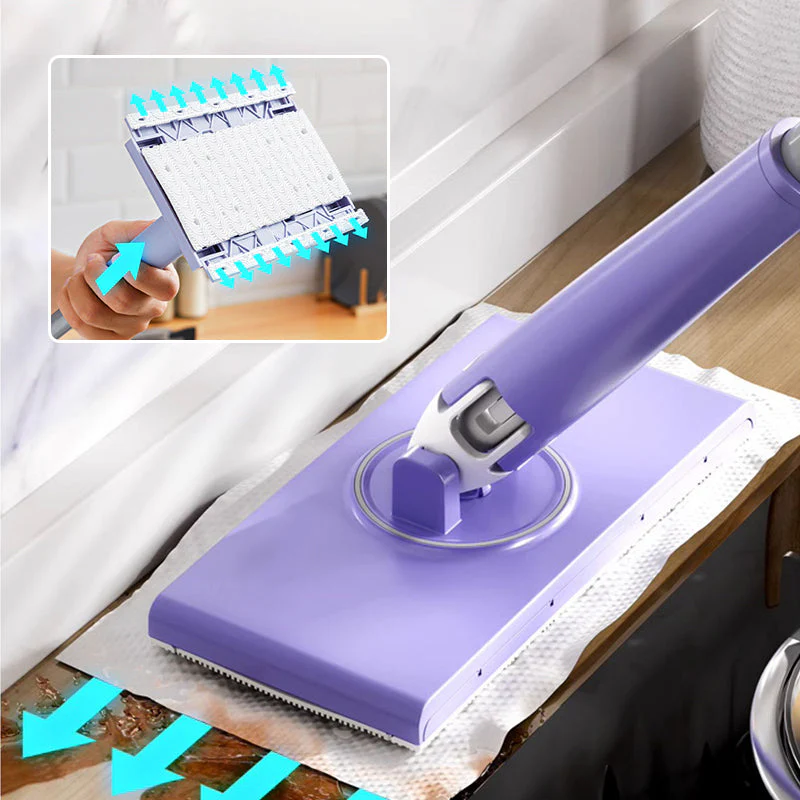 🔥 Year-End Mega Sale: Just £7.99! 🔥 Hands-Free Mini Mop for Easy Cloth Changing & Everyday Cleaning🤲🧼 - Image 3