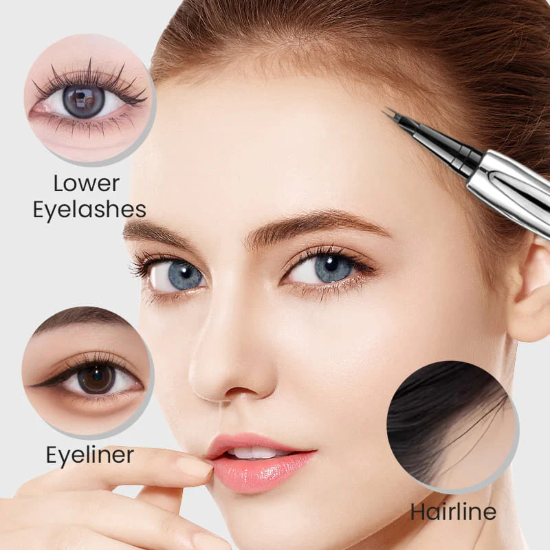 🔥LAST DAY SALE- 49% OFF🔥Multi-Used 3D Waterproof Microblading Eyebrow Pen 2 Fork Tip Tattoo Pencil - Image 6