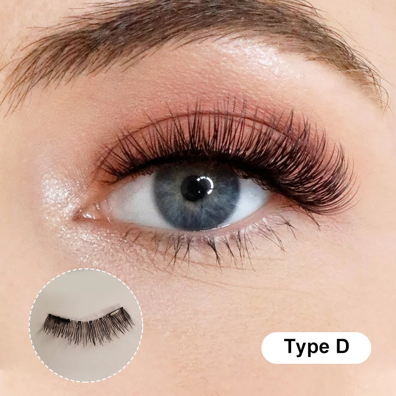 Natural Reusable Magnetic Eyelashes with Case Kit - Image 12