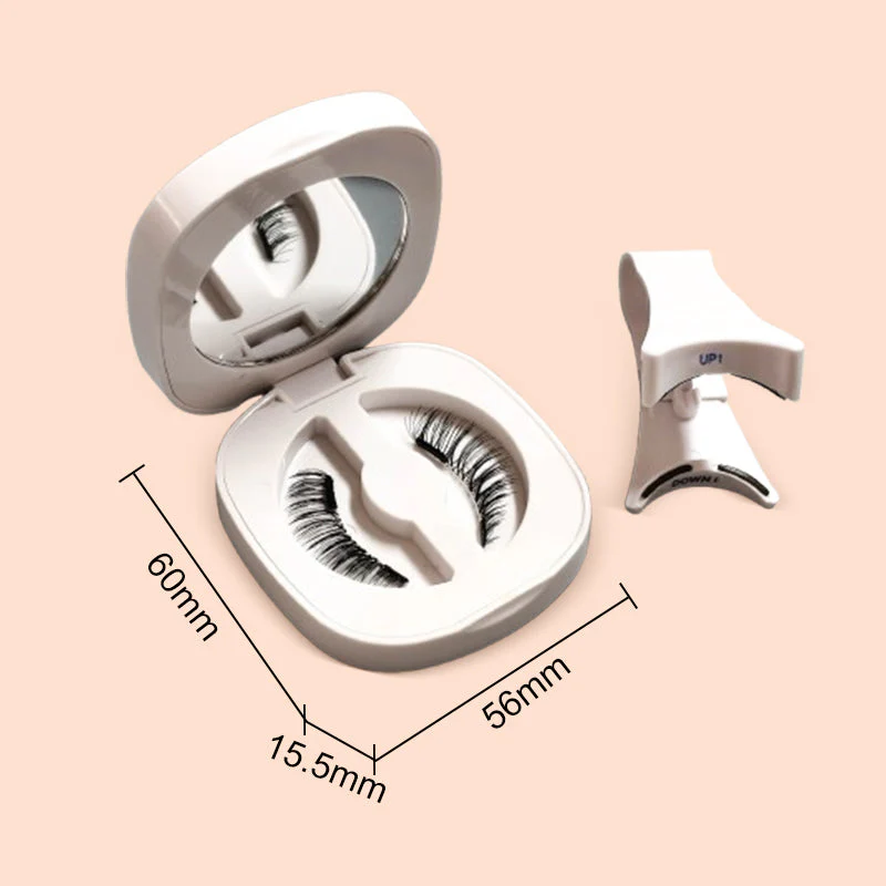 Natural Reusable Magnetic Eyelashes with Case Kit - Image 8