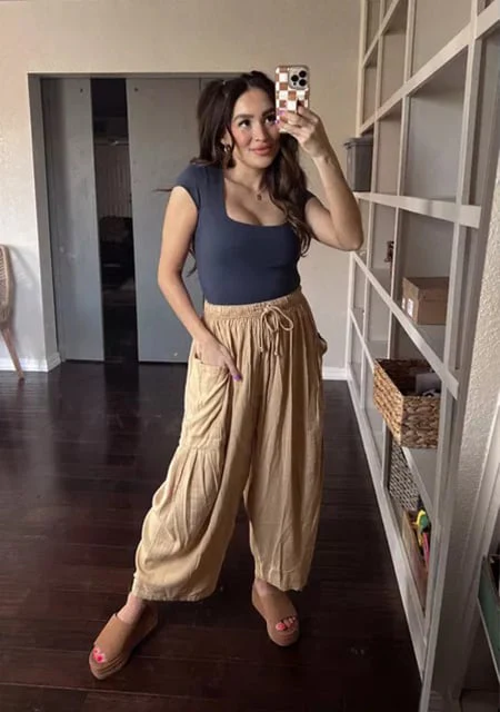 HOT SALE 63% OFF 👖Women's Linen Casual Wide Leg Pants - Image 29