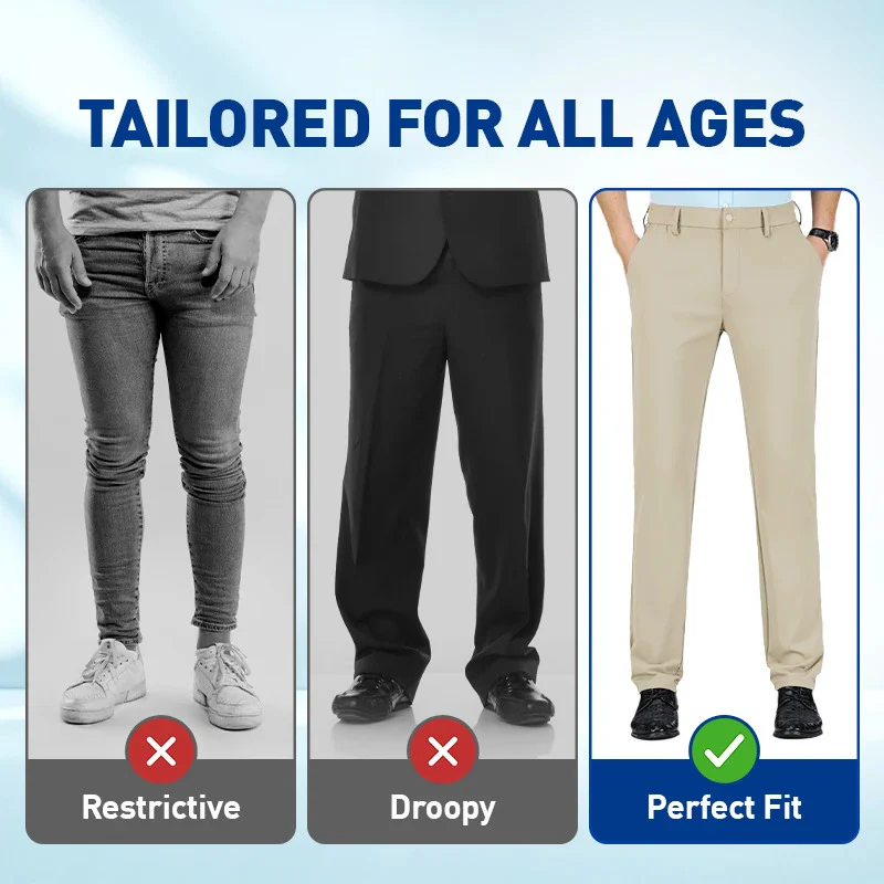 💖LAST DAY SALE 50% OFF🥰Breathable and comfortable men's stretch casual trousers - Image 4