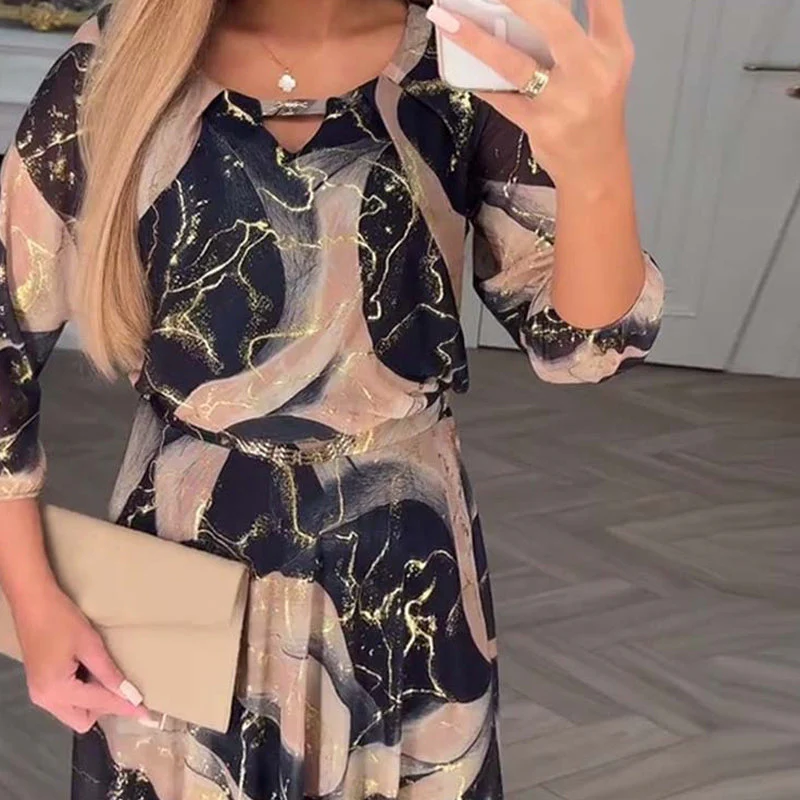 💥LAST DAY SALE 60% OFF💃Women's Printed Maxi Dress - Image 5