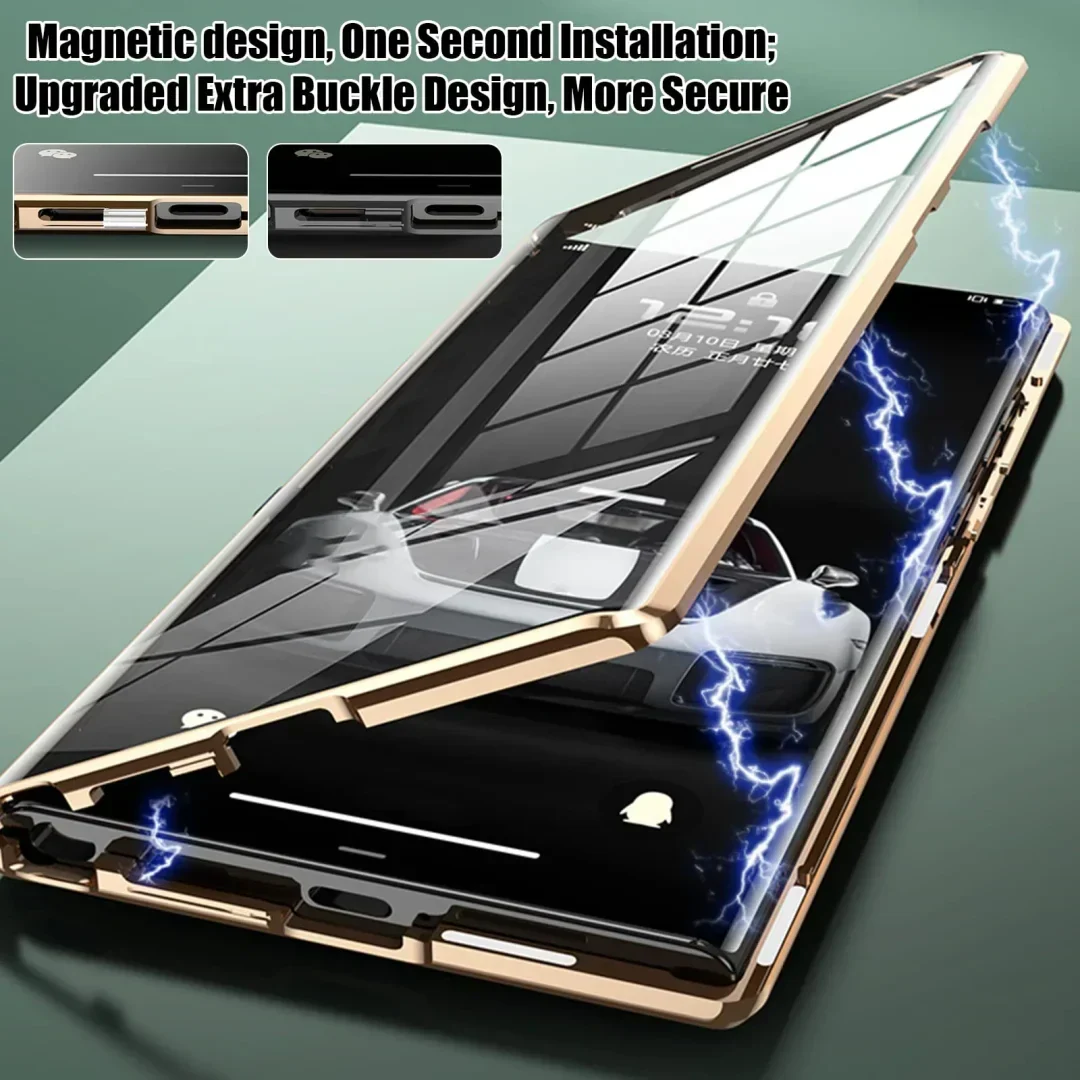 Samsung S22 Series Glass Goggles Magnetic All inclusive Fall Proof Mobile Phone Case - Image 7