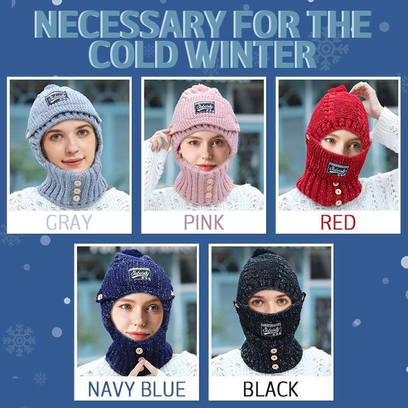 ❄️🎄Christmas Sale 70% OFF!!🎁Winter Windproof Warm Scarf One-piece Hat - Image 5