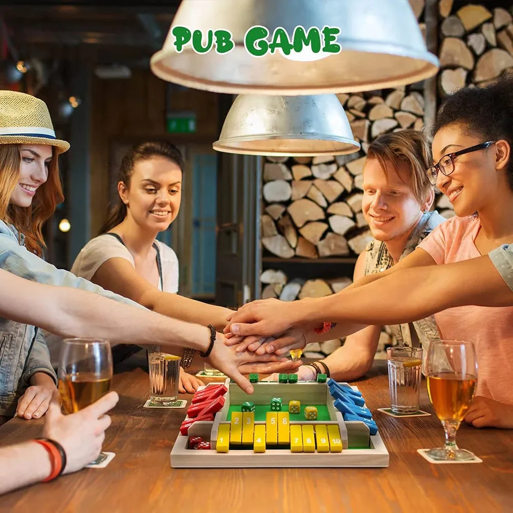 🎅Christmas Sale 70% OFF!!🎄🎁50K+ SOLD! Almost Gone✨SHUT THE BOX-WOODEN DICE BOARD GAME 2 - Image 17