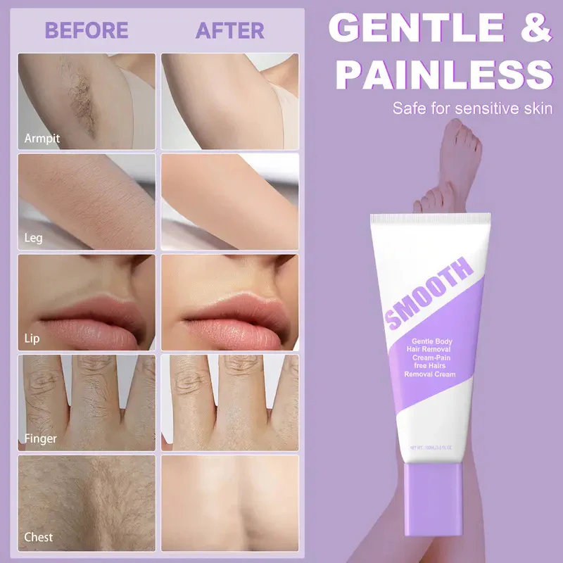 🌟LAST DAY BUY 2 GET 1 FREE!!🌟Pain-Free Hair Removal Cream Mousse for Sensitive Skin✨ - Image 4