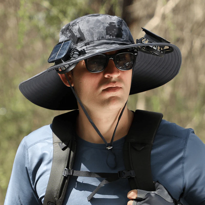🎁LIMITED SPECIAL PRICE: £13.99!!☀2025 New Ultralight Solar Fan Sun Hat – Lighter Than a Baseball!⚾(Only 11oz) - Image 17