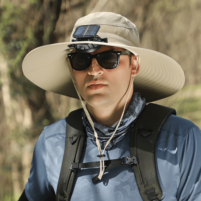 🎁LIMITED SPECIAL PRICE: £13.99!!☀2025 New Ultralight Solar Fan Sun Hat – Lighter Than a Baseball!⚾(Only 11oz) - Image 8
