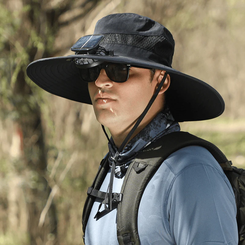 🎁LIMITED SPECIAL PRICE: £13.99!!☀2025 New Ultralight Solar Fan Sun Hat – Lighter Than a Baseball!⚾(Only 11oz) - Image 9
