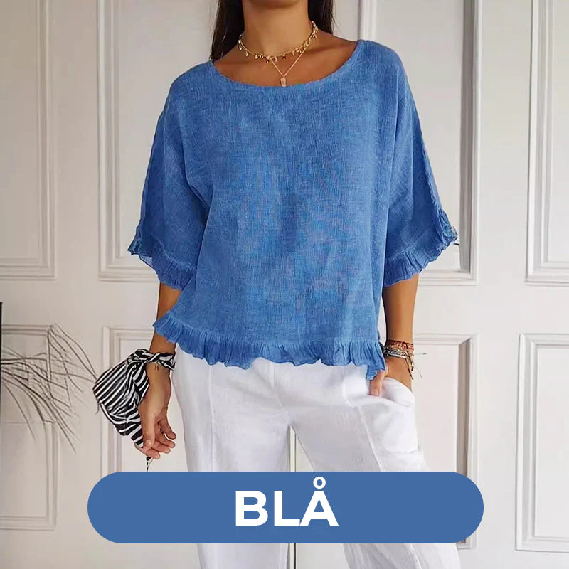 💖LAST DAY SALE 50% OFF💖Loose fit cotton linen summer top - Image 12
