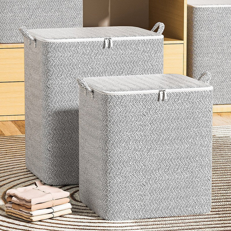 đNEW YEAR SALE 50% OFFđ„Extra-Large Storage Organizer Box With Lid - Versatile For Clothes, Blankets & Bedding