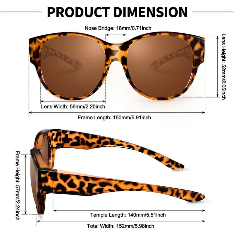 🎉LIMITED SALE:ONLY £6.99!!😎UV400 Protection Fit Over Glasses Sunglasses - Image 8