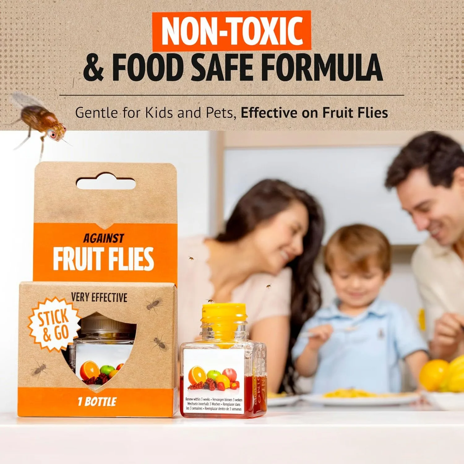 [BUY 2 GET 1 FREE]🔥Ultra-Strong Fruit Fly Trap - User Friendly  (Up to 3 Weeks per Bottle) - Image 7