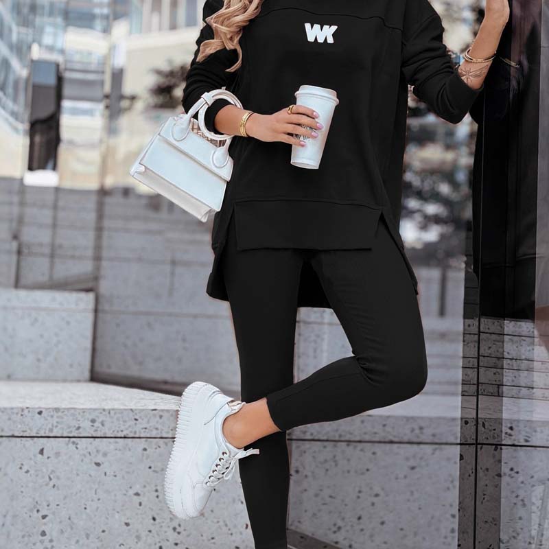🔥LAST DAY SALE 60% OFF!!💥🍂Women's Casual Sweatshirt and Leggings Set - Image 11