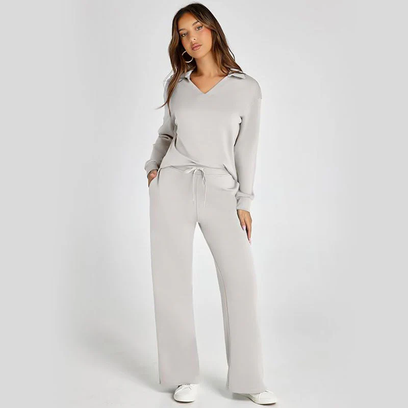 ⏳LAST DAY SALE 50% OFF!!☁️Women's 2 Piece Sets Outfits Casual Long Sleeve Sweatsuits Sets - Image 12