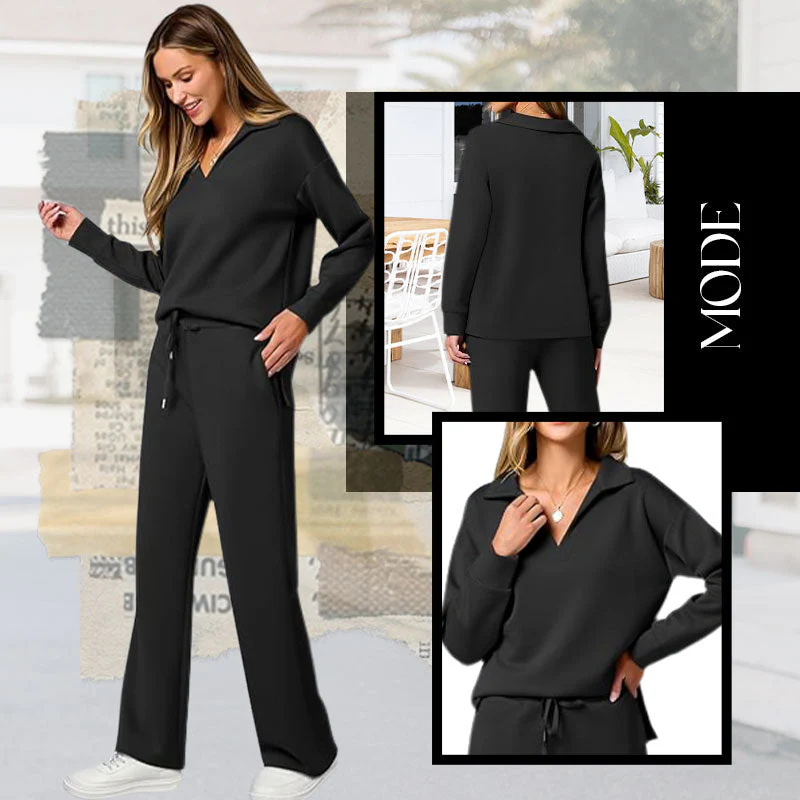 ⏳LAST DAY SALE 50% OFF!!☁️Women's 2 Piece Sets Outfits Casual Long Sleeve Sweatsuits Sets - Image 2