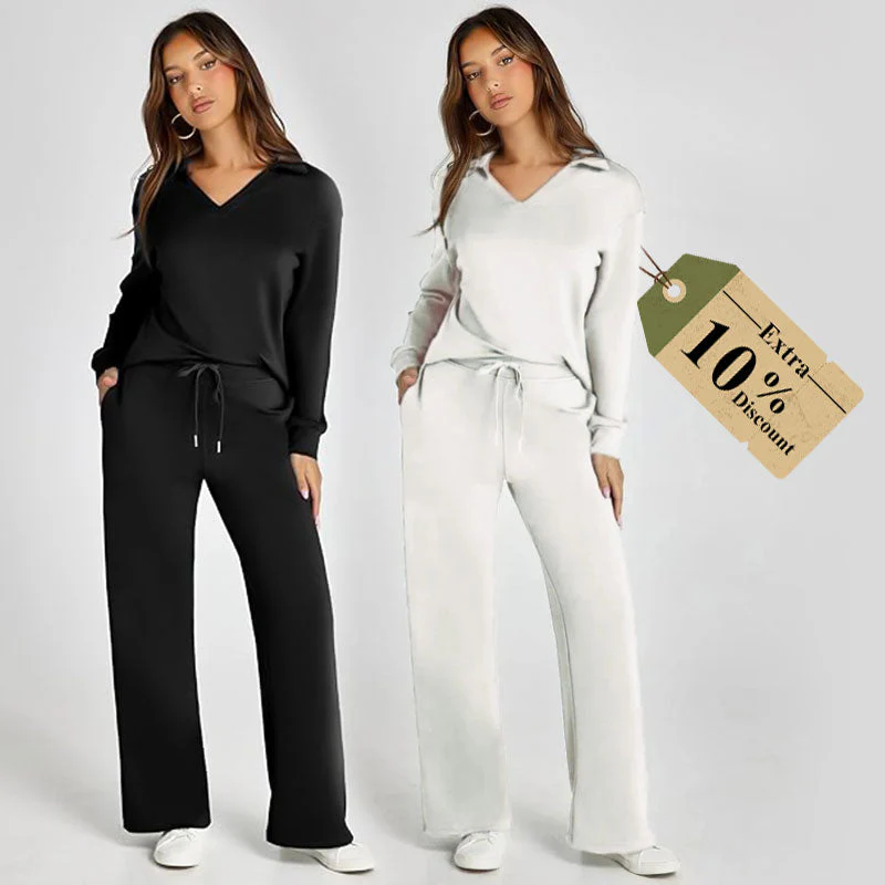 ⏳LAST DAY SALE 50% OFF!!☁️Women's 2 Piece Sets Outfits Casual Long Sleeve Sweatsuits Sets - Image 9