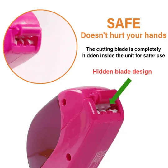 🔥LAST DAY SPECIAL PRICE: £9.99!!!⚡50K+ SOLD!✂️ Automatic Tape Dispenser - Craft lovers, meet your new favorite tool!💕 - Image 4