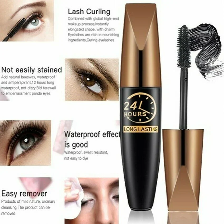 🎉LAST DAY BUY 1 GET 1 FREE!🎉4D Waterproof Silk Fibre Thick Lengthening Mascara - Image 3