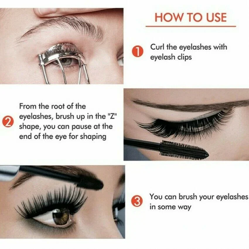 🎉LAST DAY BUY 1 GET 1 FREE!🎉4D Waterproof Silk Fibre Thick Lengthening Mascara - Image 6