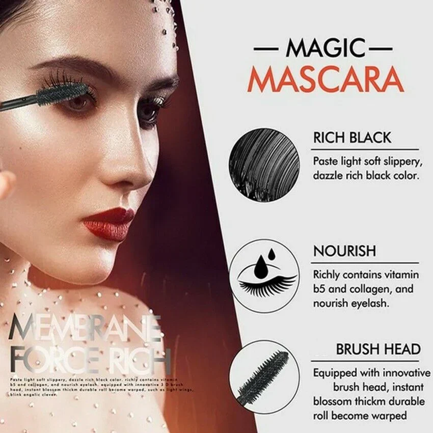 🎉LAST DAY BUY 1 GET 1 FREE!🎉4D Waterproof Silk Fibre Thick Lengthening Mascara - Image 7