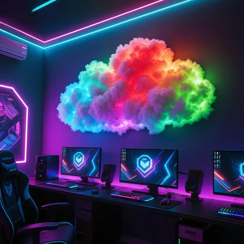 ⏳Limited-time 49% off⏰DIY USB-Powered Thundercloud LED Light Decor🌈☁️ - Image 5