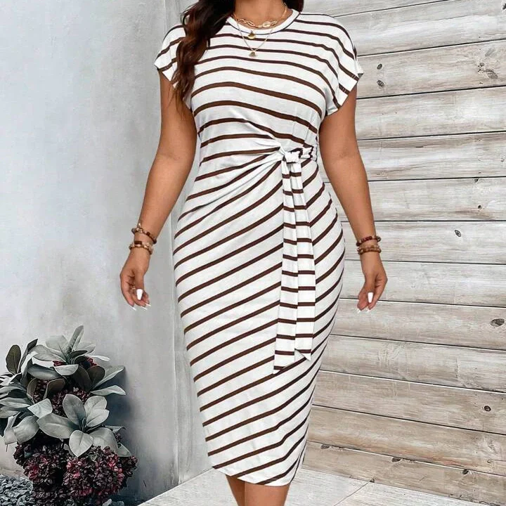 🔥LAST DAY SALE 50% OFF!!💕Women's Elegant Tie Waist Dress - Image 16