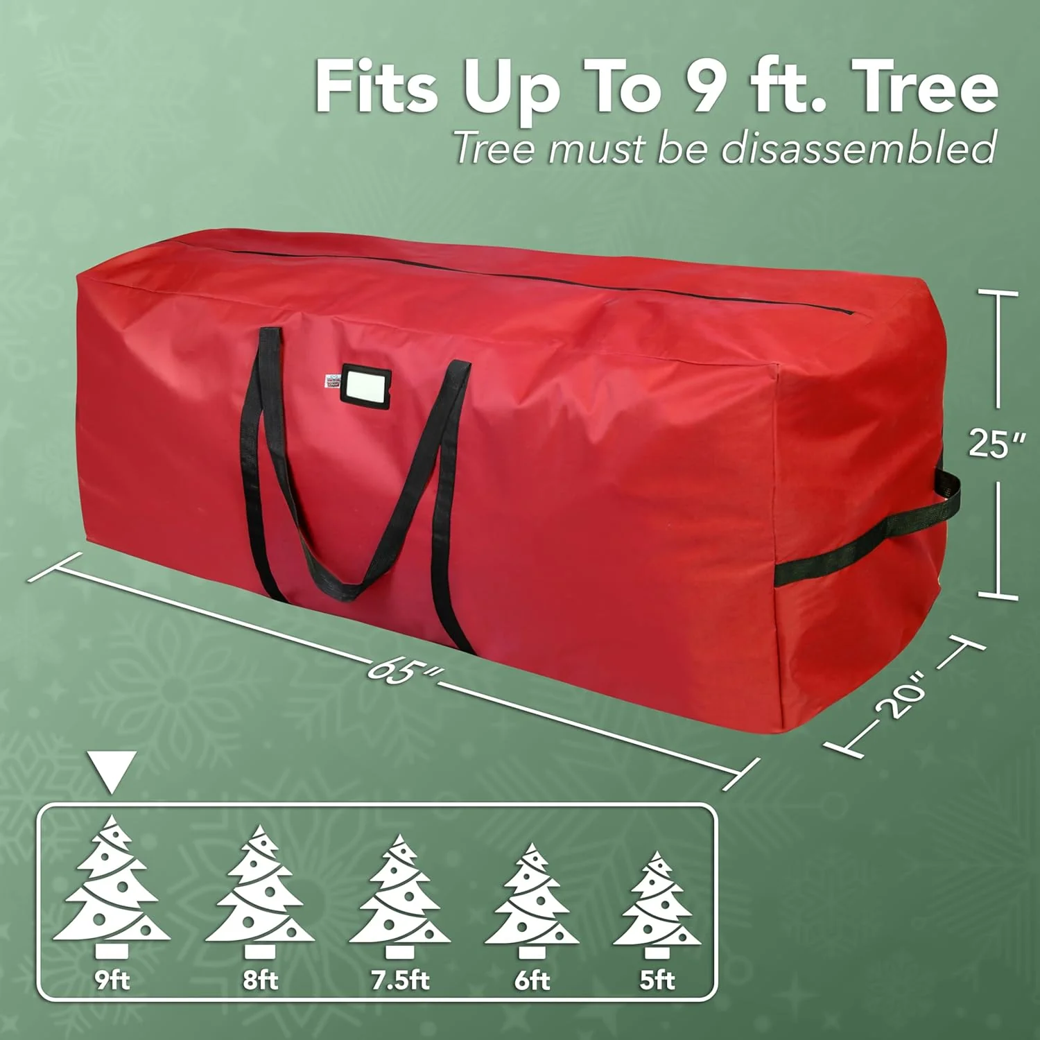 🎅Christmas Sale 50% OFF🌟Christmas Tree Durable Waterproof Storage Bag 🎄 - Image 9