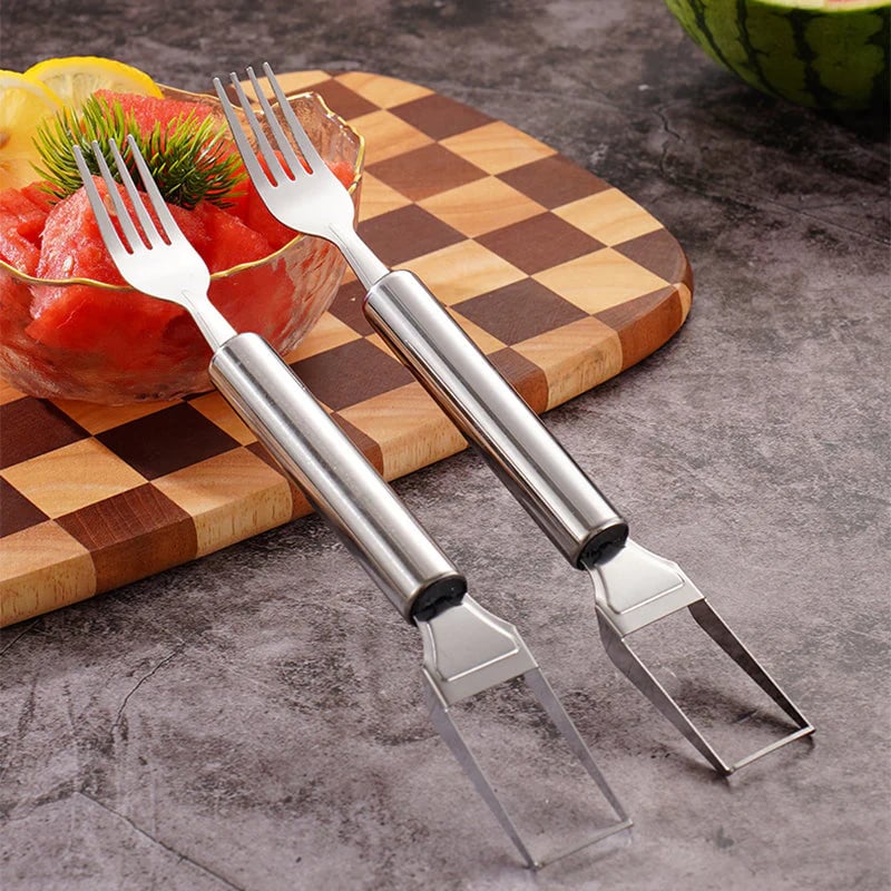 🍉 Effortless Fruit Prep-49% OFF-✨ 2-in-1 Fruit Cutter & Fork – For Quick and Easy Fruit Serving! 🍓 - Image 8