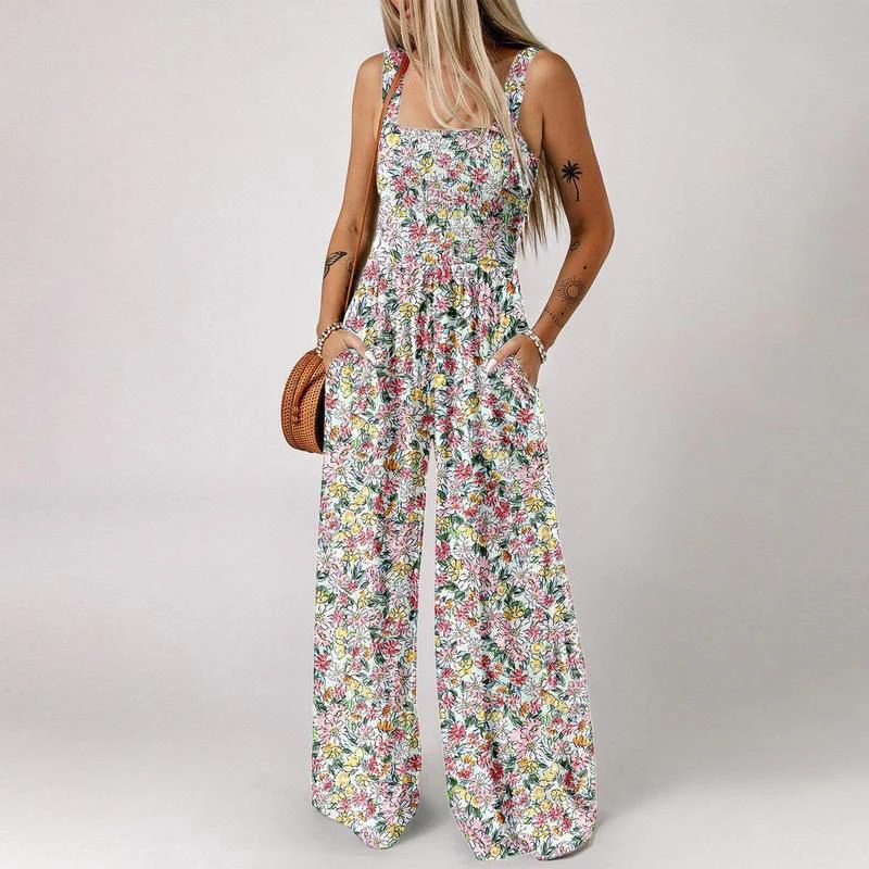 ⏳ Limited time 50% off! 💥Women’s Casual Print Sleeveless Overalls Jumpsuits（The more you buy, the higher the discount） - Image 4