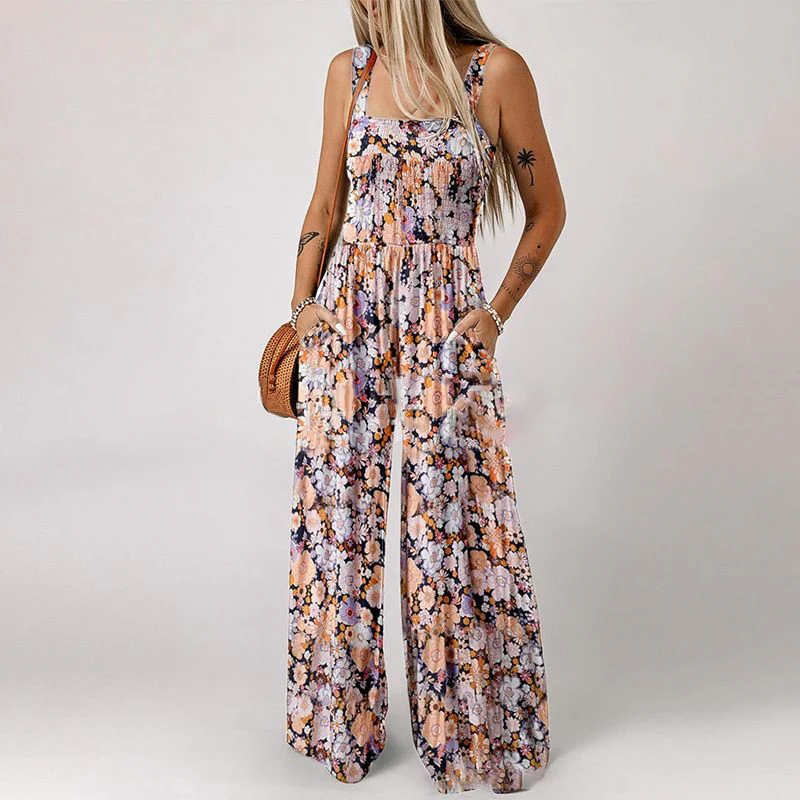 ⏳ Limited time 50% off! 💥Women’s Casual Print Sleeveless Overalls Jumpsuits（The more you buy, the higher the discount） - Image 8