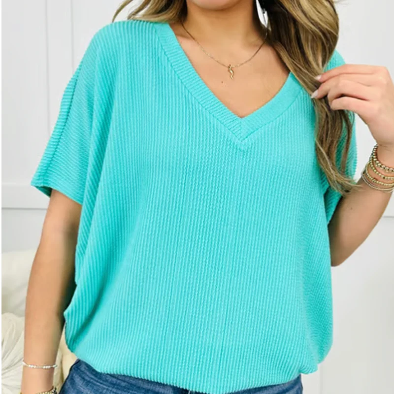 🎉LAST DAY SALE 50% OFF!!🎁Women's V-Neck Summer T-Shirt 🌟 - Image 10