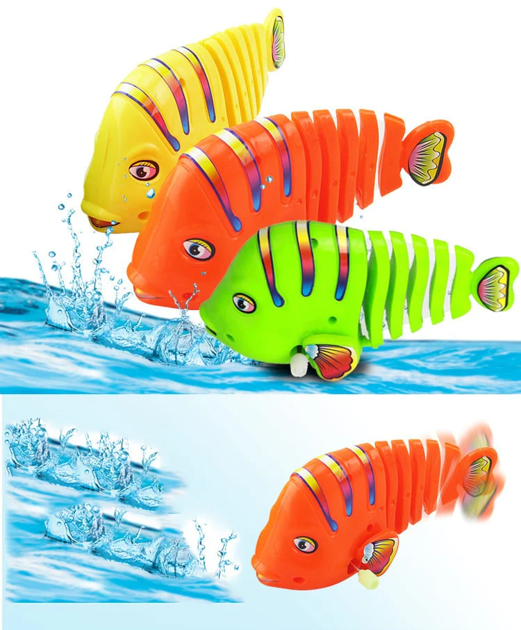 💖LAST DAY SPECIAL PRICE: £5.99!!🐟Wind-Up Wiggle Fish Toy - Image 12