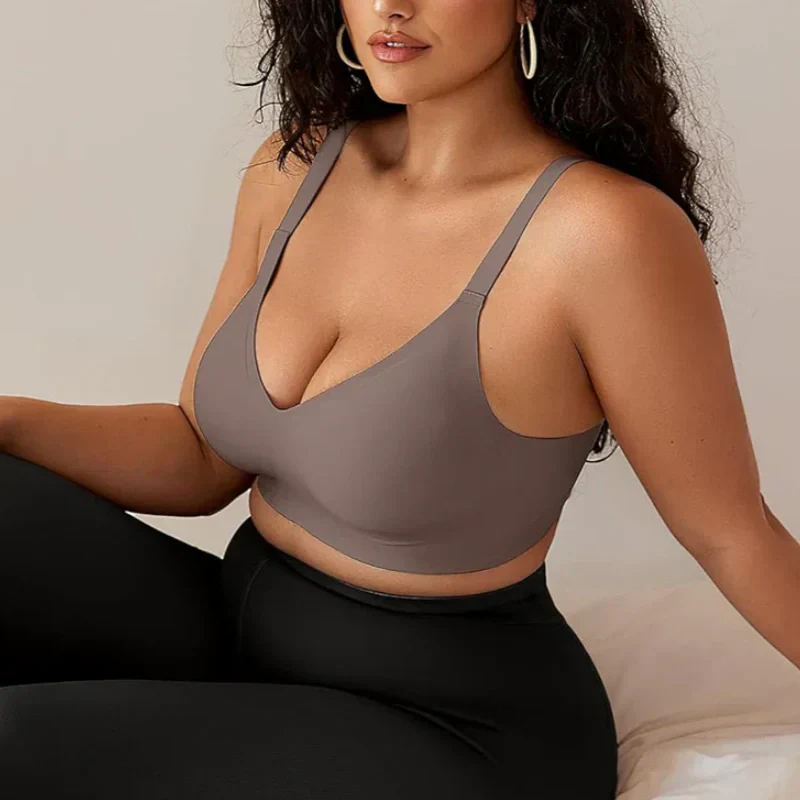 ⏳LAST DAY SALE 50%!!⚡💖Comfortable Wireless Full Coverage Jelly Smoothing Bra - Image 13