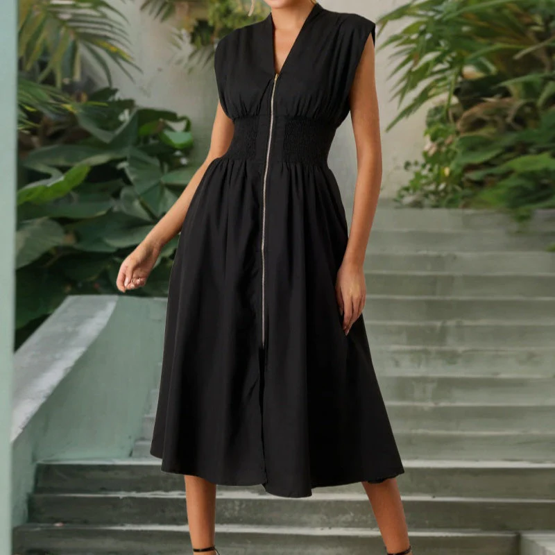 ⏳Time-limited Special⏰Women's Elegant V-Neck Split Maxi Dress👗 - Image 10