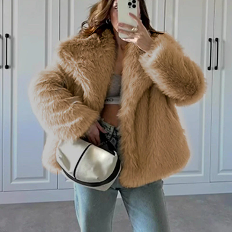 🎅CHRISTMAS SALE 50% OFF!!⏳50K+ SOLD! 🎁✨Women's Luxury Fluffy Short Coat - Image 5