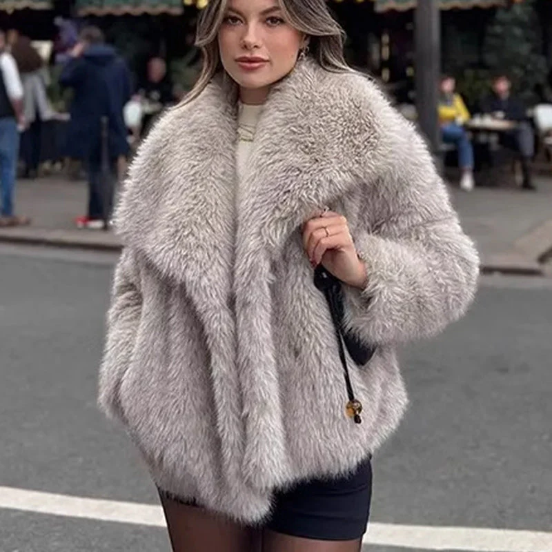 🎅CHRISTMAS SALE 50% OFF!!⏳50K+ SOLD! 🎁✨Women's Luxury Fluffy Short Coat - Image 6